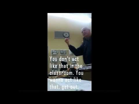 Teacher gets mad at student farting in class!!