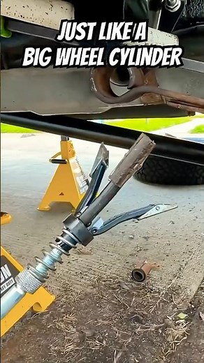 When the wrong tool works just fine | cleaning a spring eye with a brake hone