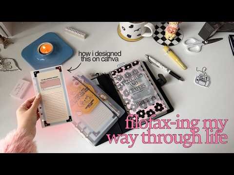 a deep dive into filofax rings + how to make your own inserts (on canva) ★