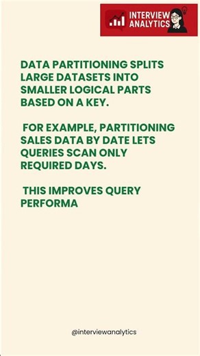 What Is Data Partitioning? | Data Engineer Interview Explained