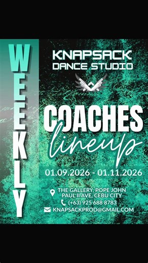 Knapsack Dance Studio Coaches #KnapsackDanceStudio #KnapsackCompany #Ilovecebu #BestOfCebu #Dance