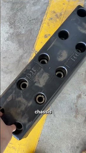 What installing loading dock bumpers actually looks like… #construction #truck #loadingdock #shorts