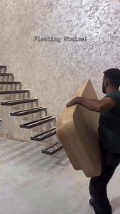 How to build floating stairs #stairs #floatingstairs | Homedit