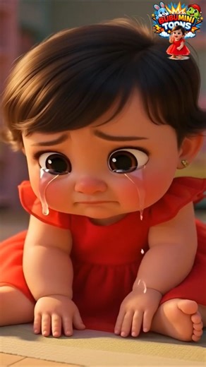 Baby Cries😭#trendingshorts #shortsviral #shorts #krishna #kanhaji #baby #ai