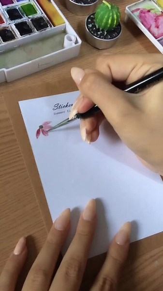 Hello and welcome to my art account! I'm thrilled to share my hand-painted stickers designed especially for bullet journal enthusiasts like you. My passion for watercolor matches my love for bullet journaling and scrapbooking, inspiring me to create these unique stickers. I can't wait for you to explore my shop and find something you adore! Don’t hesitate to explore and order from my shop—your journal deserves a special touch! #bulletjournaling #watercolor #stationery #planner #smallbusiness #st