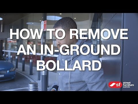 How to Remove an In-Ground Bollard