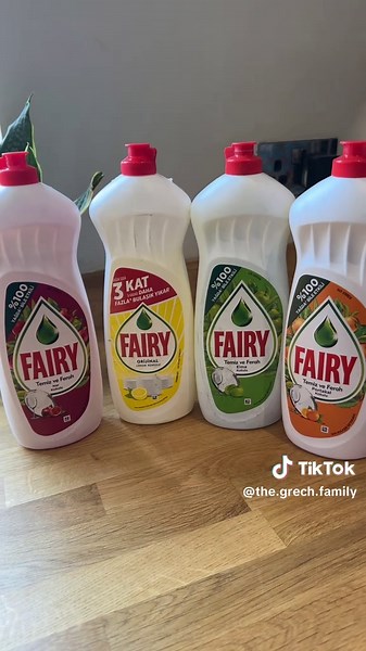 ✨ Tough on grease, gentle on hands! Stock up with Fairy Dishwashing Liquid x4 – your kitchen's best friend 💚 More power, more shine, more value! 🧽 Sparkling clean dishes every time – because you deserve it. #FairyPower #DishwashingMagic #FairyLiquid #CleanDishes #KitchenEssentials #GreaseFighter #HomeCleaning #Fairy4Pack #DishSoapDeal #ShinyPlates #FairyToTheRescue #FairyFresh #ToughOnGrease #GentleOnHands #CleaningSupplies #FairySale #BulkBuySavings #KitchenMustHaves #FairyClean #FairyFanClub