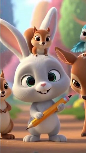 The Magic Pencil | A Cute Bunny Cartoon Story for Kids