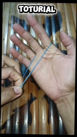 How to make simple rubber band magic trick/Simpletricks #magictricks #shortsfeed
