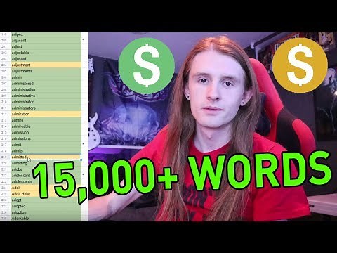 List of YouTube Demonetized Words REVEALED