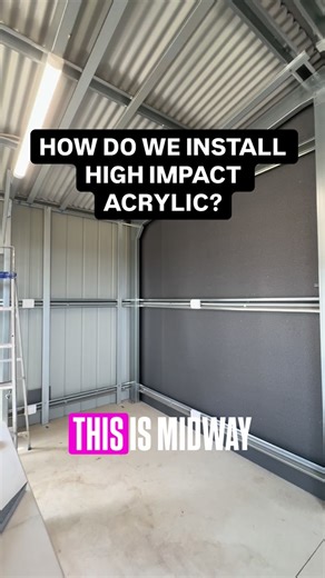 HOW DO WE INSTALL HIGH IMPACT ACRYLIC? HERE’S THE REAL PROCESS BEHIND THE FINISH In this video we break down exactly how we install our high impact acrylic panels the right way. Preparation is EVERYTHING. We start by installing aluminium furring channels, which act like strategically positioned stud beams. This creates a perfectly straight framework so we can mount the acrylic panels flat, secure, and seamless. The end result is a cleaner finish, stronger walls, better durability, and a professi