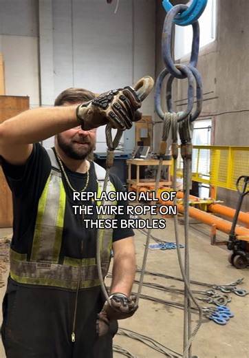 Replacing Wire Rope Bridles for Safe Crane Use
