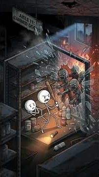 🧟 Stickman Wakes Up in a Zombie World! Can He Survive? 😱