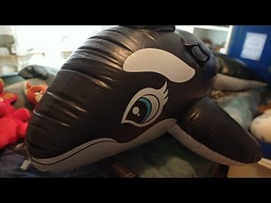 inflating an orca inflatable