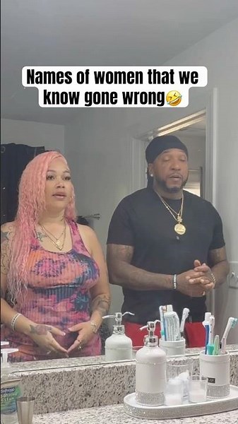 Names of women that we know gone wrong🤣🤣 #couplecomedy #funnyshorts #trending