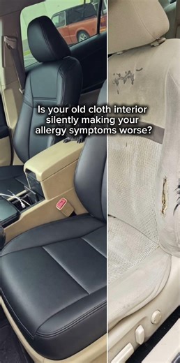 Why Your Toyota Camry Cloth Seats Are Making Your Allergies WORSE (Leather Upgrade Fix)