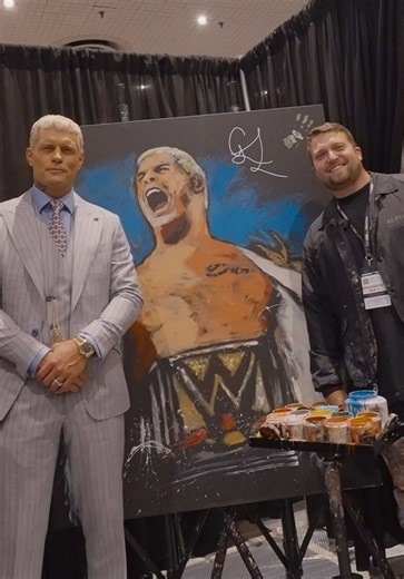 Painting Cody Rhodes Live: 13-Minute Celebrity Portrait Demo