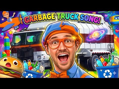 The Garbage Truck Song By Blippi 🎶 Song For Kids