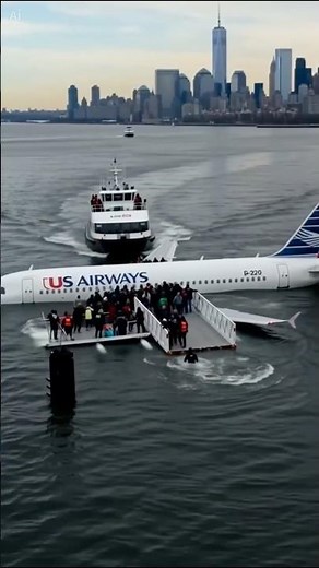 Hudson River Hero: The Ultimate Emergency Landing #shortsfeed #shorts #facts #didyouknow