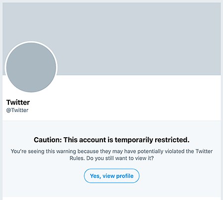 How to Suspend a Twitter Account
