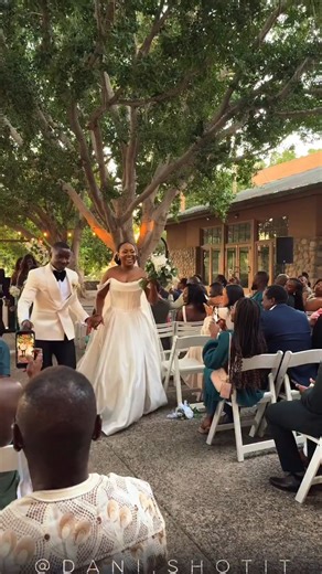 David's Bridal on Instagram: "Take notes from bride @nadine_ir_: step one, say “I do.” Step two, dance it out down the aisle. 🤍 Creative Team Planning & Coordination- @loveatfirstvow Decor & Styling Event decor & styling - @jelor_events Glam Team Bride’s Makeup - @iampurelyelegant Bride’s hairstylist - @_bby_nayoka Bridal party hairstylist- @_bby_nayoka Media & Entertainment Photography- @klens_photo Videography - @directorfred1 Content creation - @dani.shotit DJ - @iamdjnuru MC - @reggieboi So