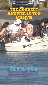 How are they not sinking!? Have you ever fit this many people on such a small boat? #miami #toagoodday #miamidadecounty #boating #boatlife #miamibeach #boatrampfails #alldayeveryday #drainplugmafia #onlyintheMIA | Miami Boat Ramps