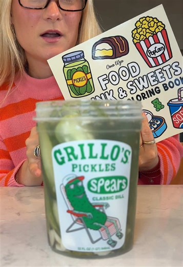 COLORING BOOK MUKBANG!!! 🥒🖍️💚 #mukbang #mukbangs #coloringbook #coloringbookmukbang #coloringbook @Grillo's Pickles @cocowyocoloring
