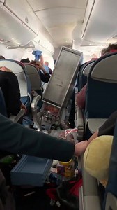 330K views · 1.5K reactions | Multiple passengers injured in Delta flight from California that had severe turbulence this evening. Plane nose dived twice. Emergency Landing made in Nevada and several passengers rushed to hospital. Weather forecasters previously warned there would be Extreme flying conditions in the region. Video courtesy of passenger Joe Justice, Scrum inc | Tri-State Weather | Facebook