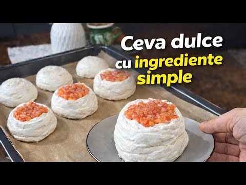 Ceva dulce cu ingrediente simple, pavlova rulada si mini pavlova, clatite cu afine.