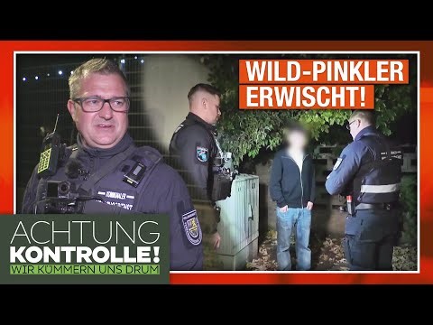 Nachtschwärmer, Angetrunkene und Wand-Pinkler auf dem Weinfest! | Achtung Kontrolle