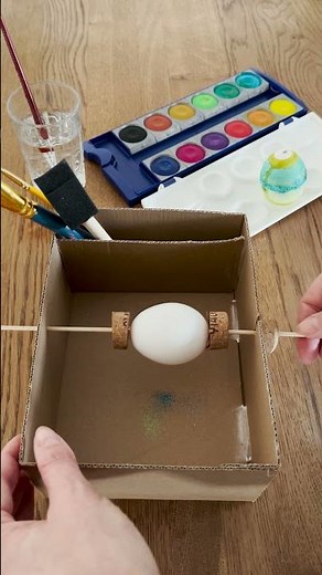 Malstation für Ostereier selber basteln 🥚🖌️