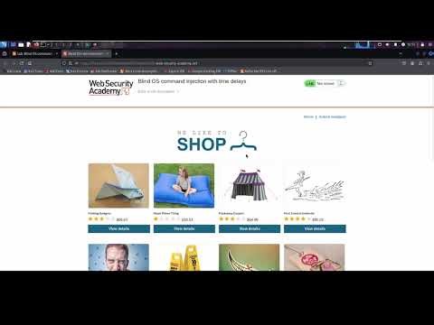 Solve Lab 2 OS Command Injection - on portswigger تنفيذ اوامر لينكس على الموقع والوصول للسيرفر