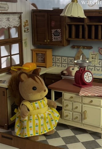 Calico critters kitchen build pt5 we have a frame!!! @Siena ⬅️ part 4 #calicocritters #dollhouse #miniature #craft #asmr going to film some more this weekend and we could be seeing the finish line very soon!! I need to find some inspo for customizing it next ◡̈ maybe I’ll make it into a whimsical little fairy cottage kitchen 🧚‍♀️🌷💞✨