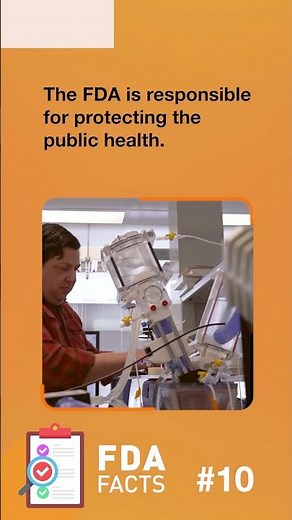 10. The FDA is responsible for protecting the public health #FDAFacts