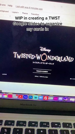 Interactive Twisted Wonderland Theme Google Slides Tutorial