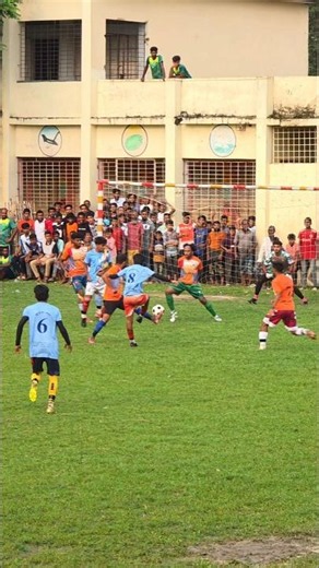 Durjoy's shot narrowly missed the goal