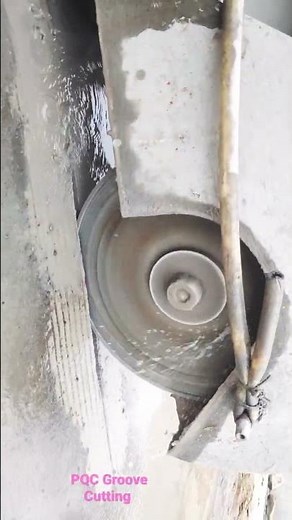 How to Concrete Groove Cutting (PQC,CC) by use Mechine.