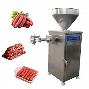 [Hot Item] High Capacity Vacuum Sausage Stuffer Linker Machine Meat Quantitative Filling Machine Enema Twisting Machine