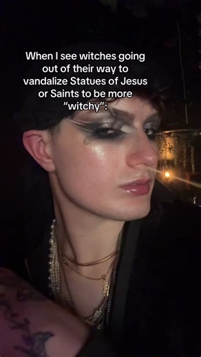 Jesus is also a victim of Christianity leave him alone 😭 - - #fypシ #witchtok #fyp #spirituality #vvitchtok #witchcraft #deathworker #deathwitch #banefulwitchcraft #banefulwitch #banefulmagic #witchesoftiktok