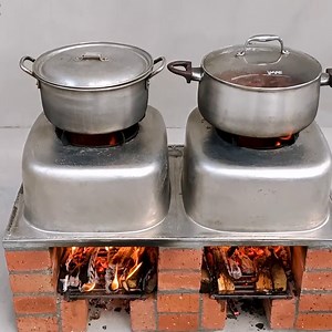 31K views · 419 reactions | How to make a wood stove from an old sink and cement | Genius Recycle | Facebook