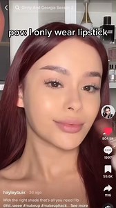 Doing Full Face of Makeup With 1 Lipstick | Mimier Makeup