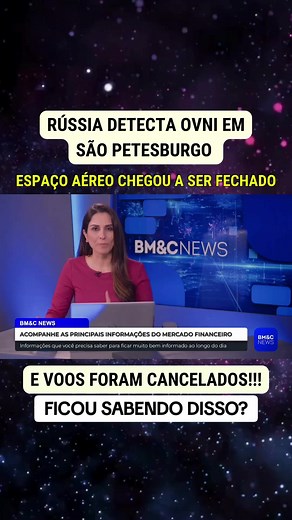 Objeto não identificado em São Petersburgo alerta Putin