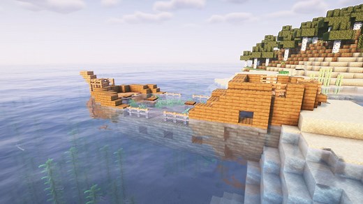 How to find and loot shipwreck in Minecraft