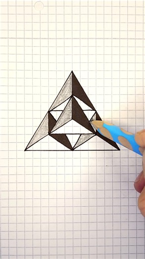 Master 3D depth with just two tools #tutorial #drawing #3d