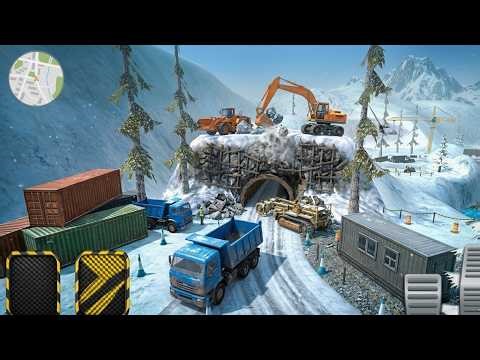 Real Tunnel Construction Simulator 3D - Tunnel Builder Snow Excavator Crane Simulator Android