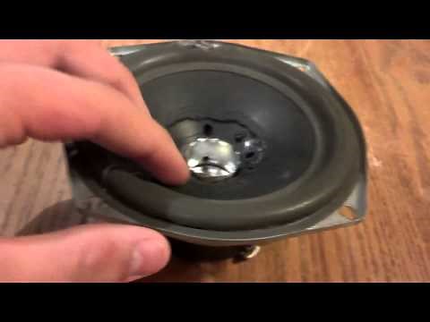 How to disassemble a subwoofer/ speaker/ parts