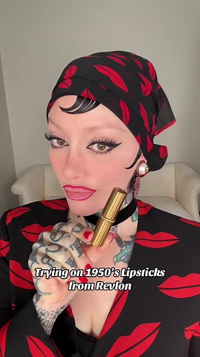 Trying Revlon 1950's Lipsticks: A Vintage Review