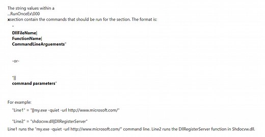 Persistence using RunOnceEx – Hidden from Autoruns.exe