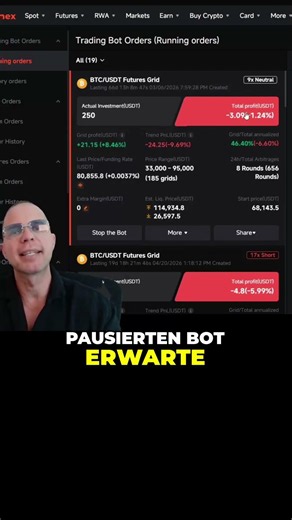 Grid Bot pausieren: Wann & Warum?