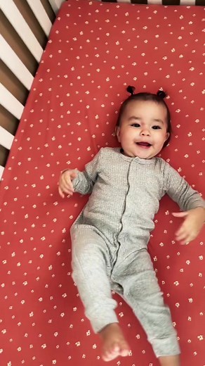 Crib sheet tutorial. Full tutorial will be up on my YouTube soon❤️ #sewing #diy #crafty #nursery #mamasoftiktok